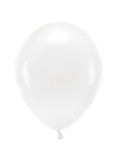 Lot de 100 Ballons pastel blanc 26 cm