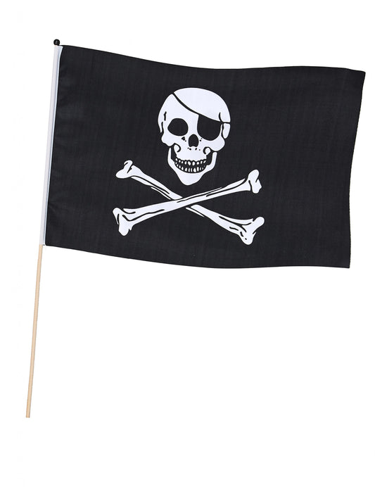 Drapeau de pirate sur tige