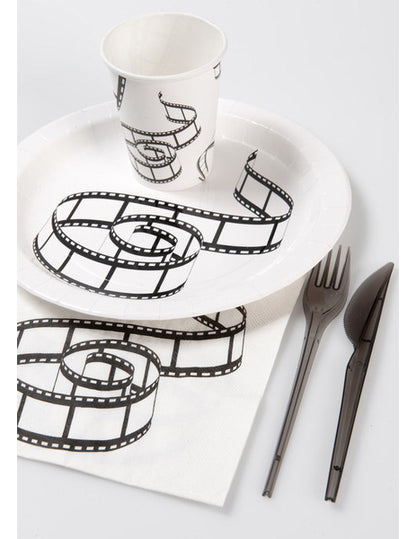 20 Serviettes en papier de table Cinéma